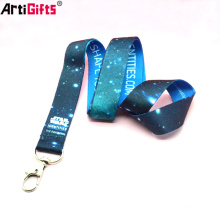 Wholesale Custom Newest design cheap neck printed double side lanyard